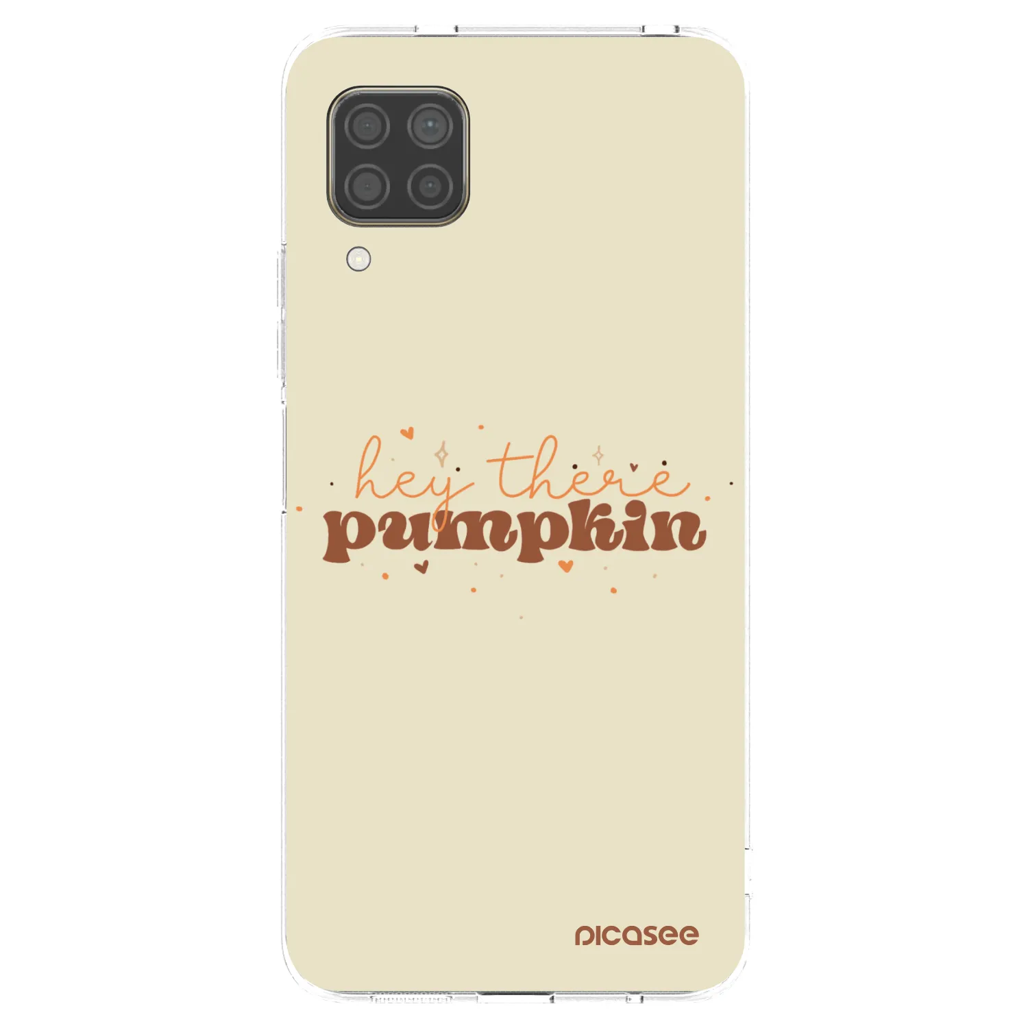 Picasee Huawei P40 Lite Hülle - Transparentes Silikon - Hey there pumpkin