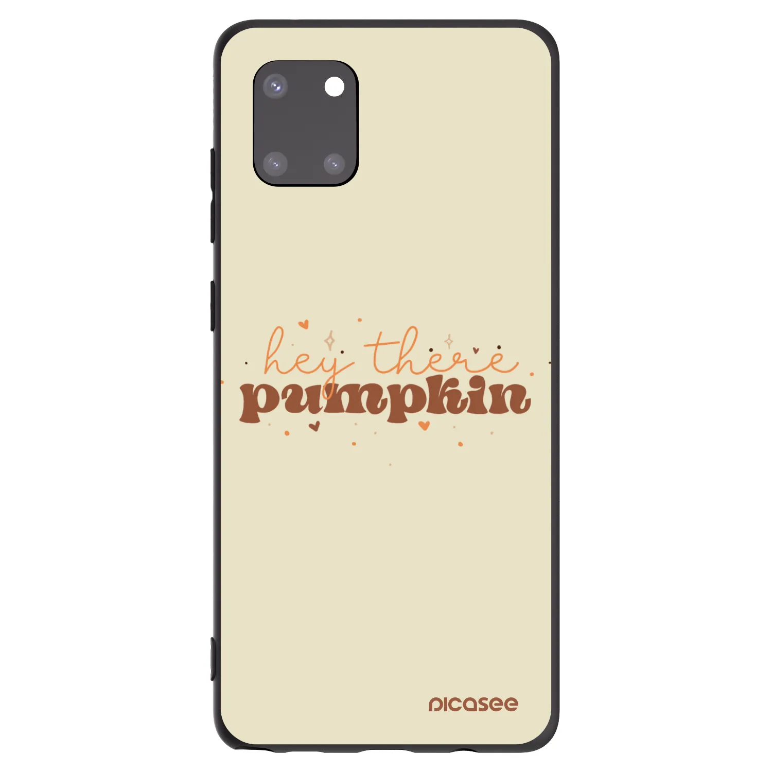 Picasee Samsung Galaxy Note 10 Lite N770F Hülle - Schwarzes Silikon - Hey there pumpkin