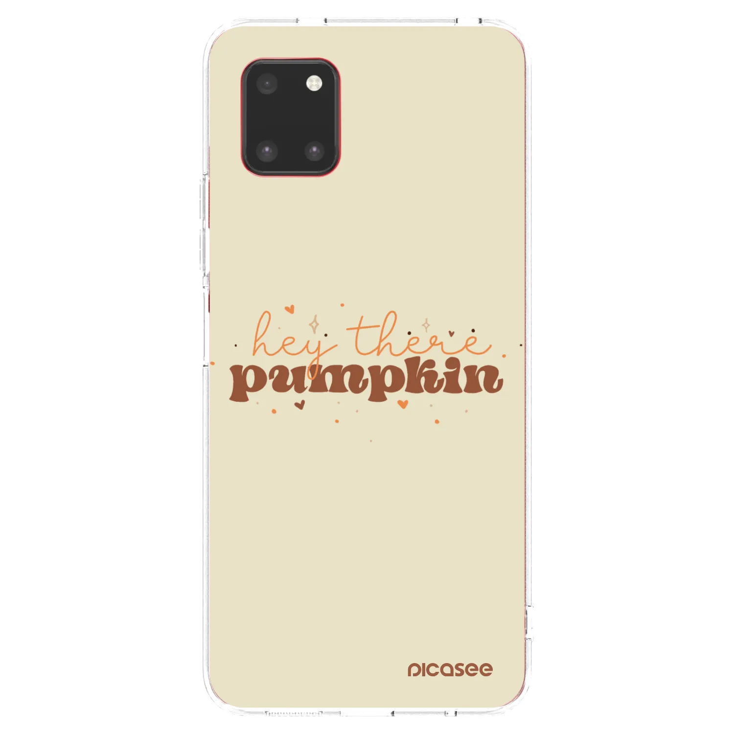 Picasee Samsung Galaxy Note 10 Lite N770F Hülle - Transparentes Silikon - Hey there pumpkin