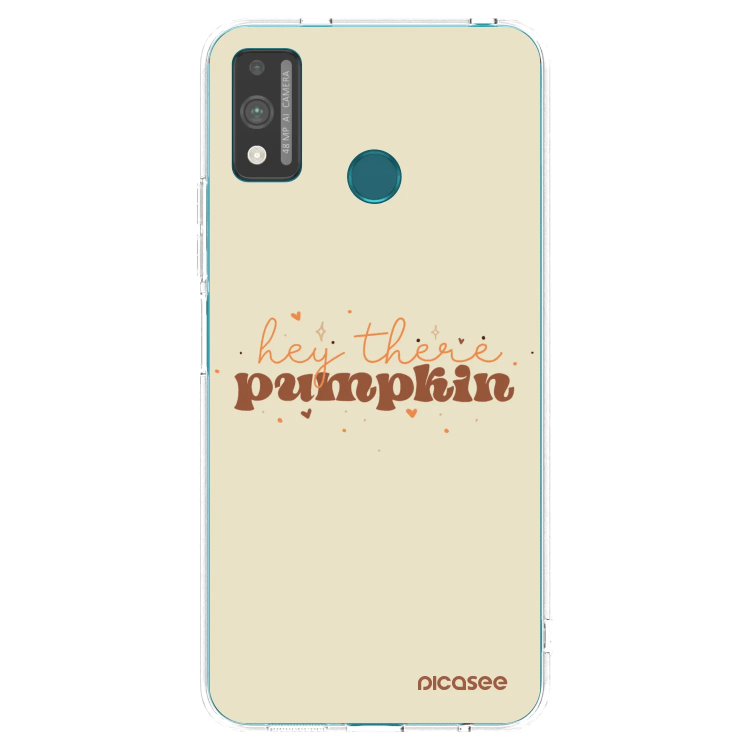 Picasee Honor 9X Lite Hülle - Transparentes Silikon - Hey there pumpkin