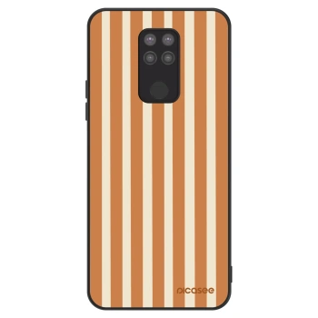 Hülle für Xiaomi Redmi Note 9 - Orange lines