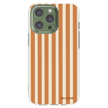 Picasee Apple iPhone 13 Pro Hülle - Transparentes Silikon - Orange lines
