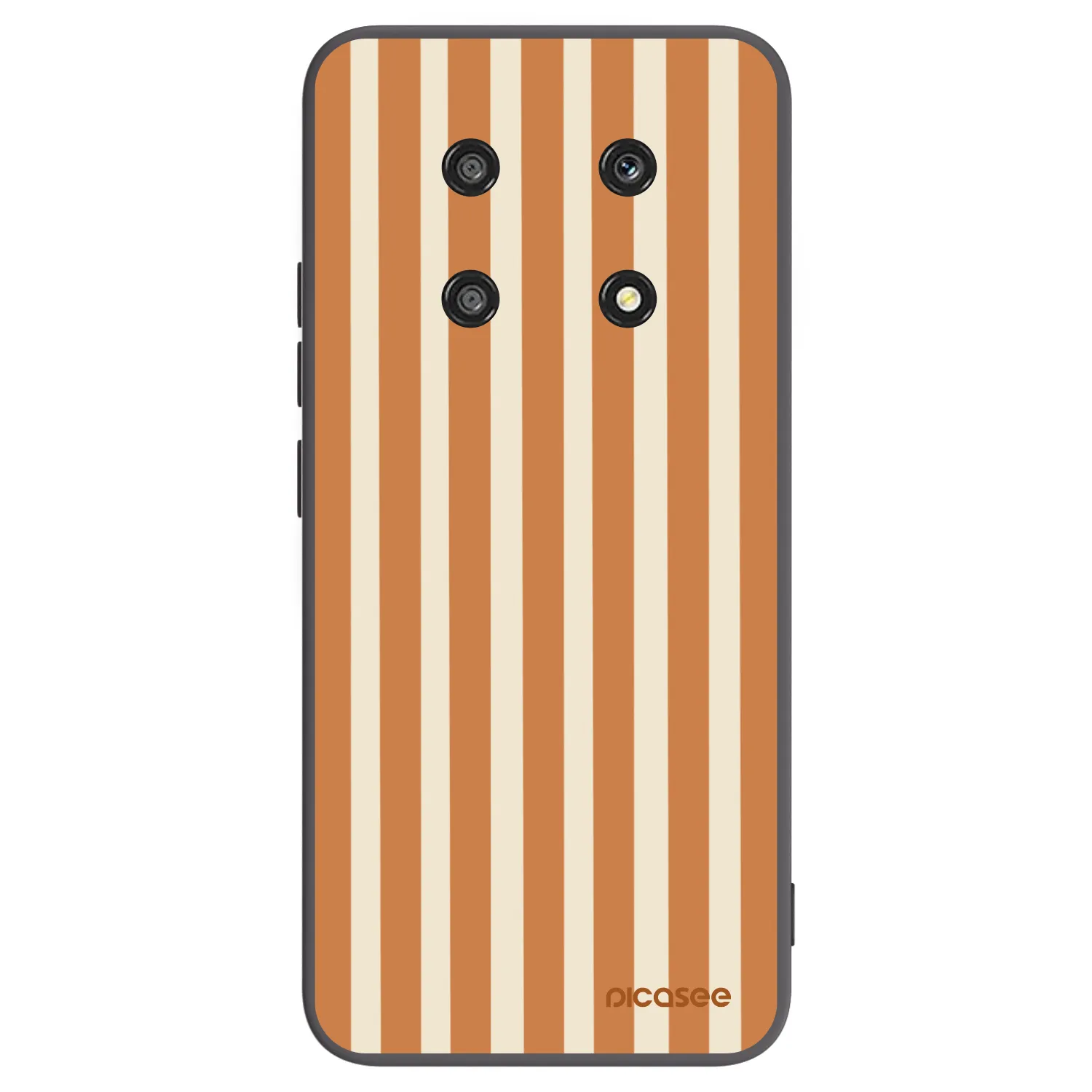 Picasee Honor Magic4 Lite 5G Hülle - Schwarzes Silikon - Orange lines