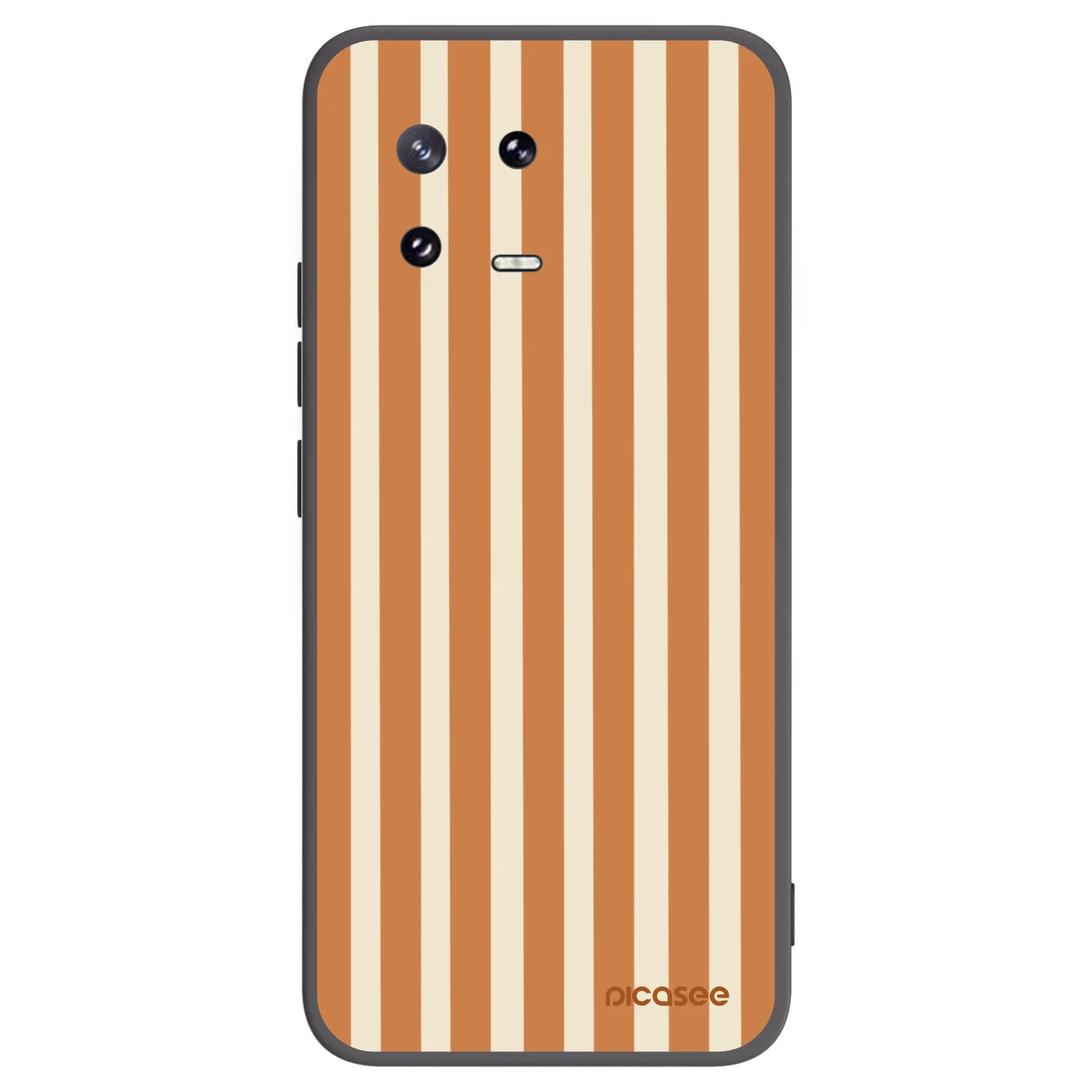 Picasee Xiaomi 13 Pro Hülle - Schwarzes Silikon - Orange lines