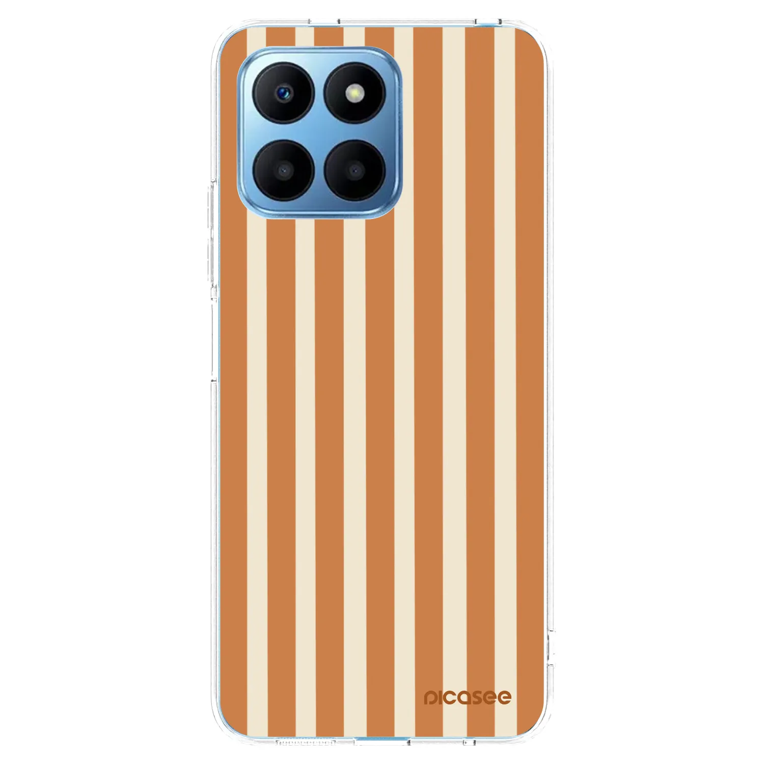 Picasee Honor 70 Lite Hülle - Transparentes Silikon - Orange lines