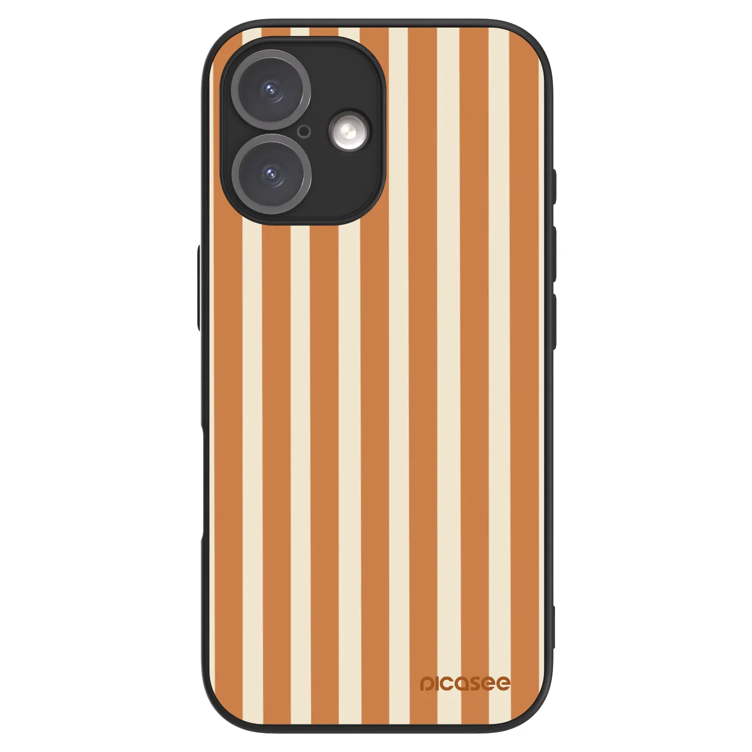 Picasee ULTIMATE CASE MagSafe für Apple iPhone 16 - Orange lines