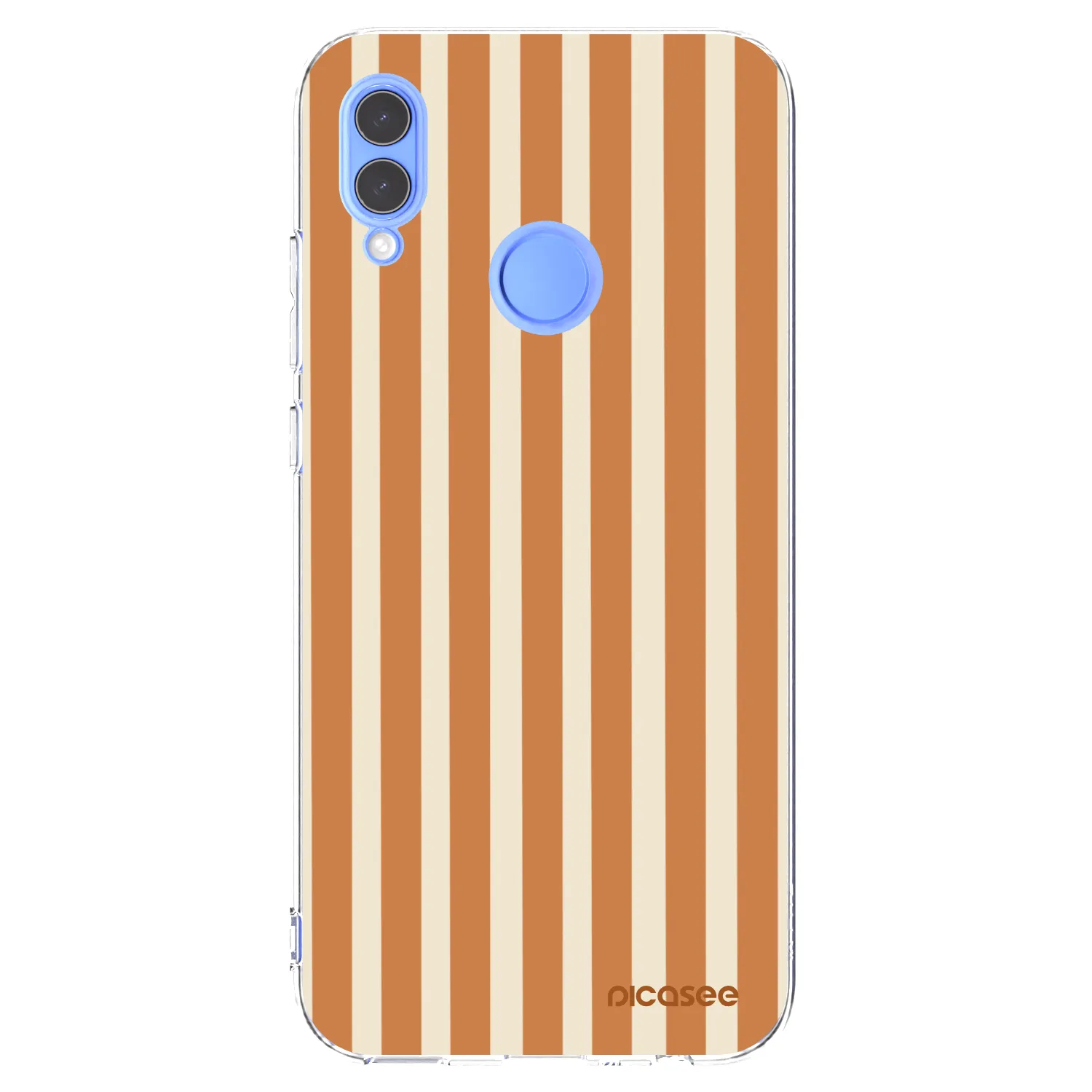Picasee Honor 10 Lite Hülle - Transparentes Silikon - Orange lines