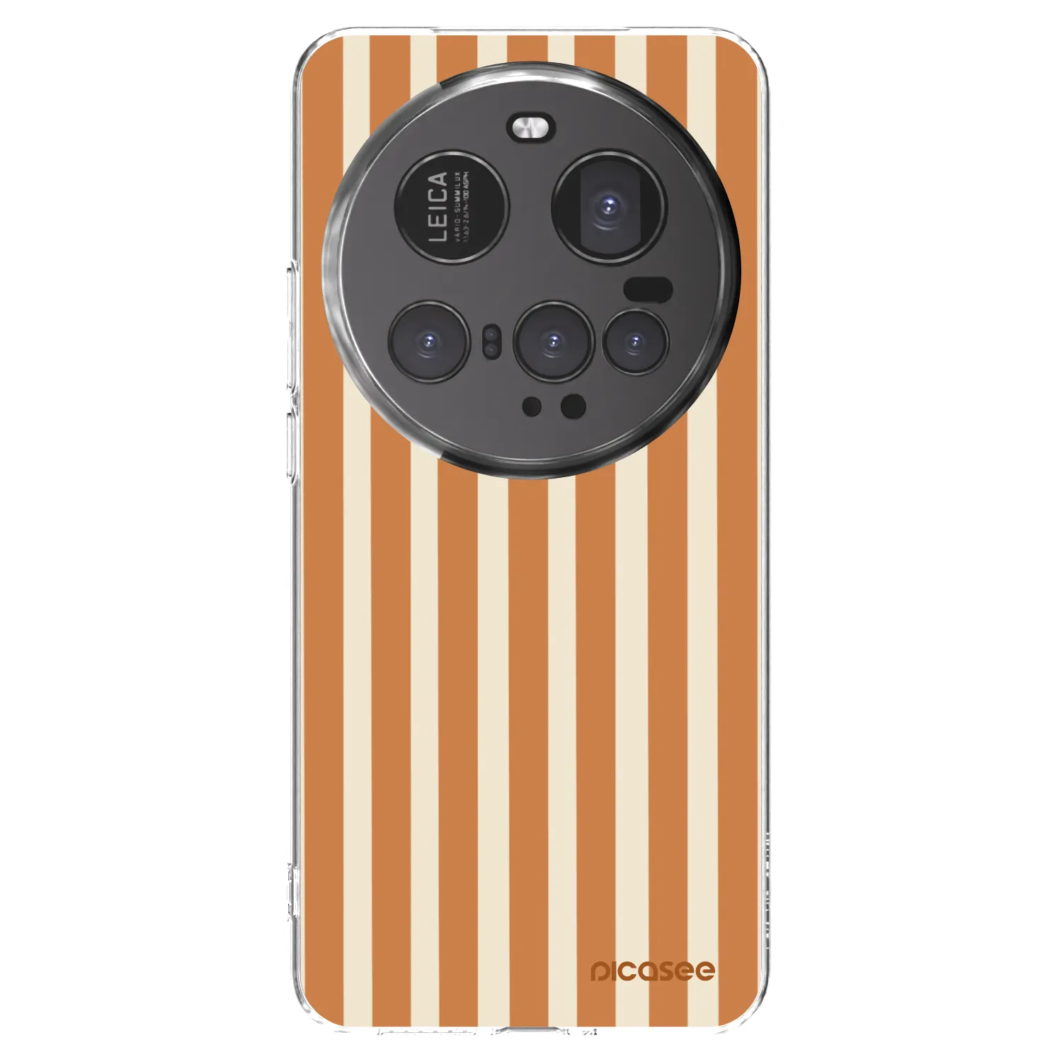 Picasee Xiaomi 15 Ultra Hülle - Transparentes Silikon - Orange lines