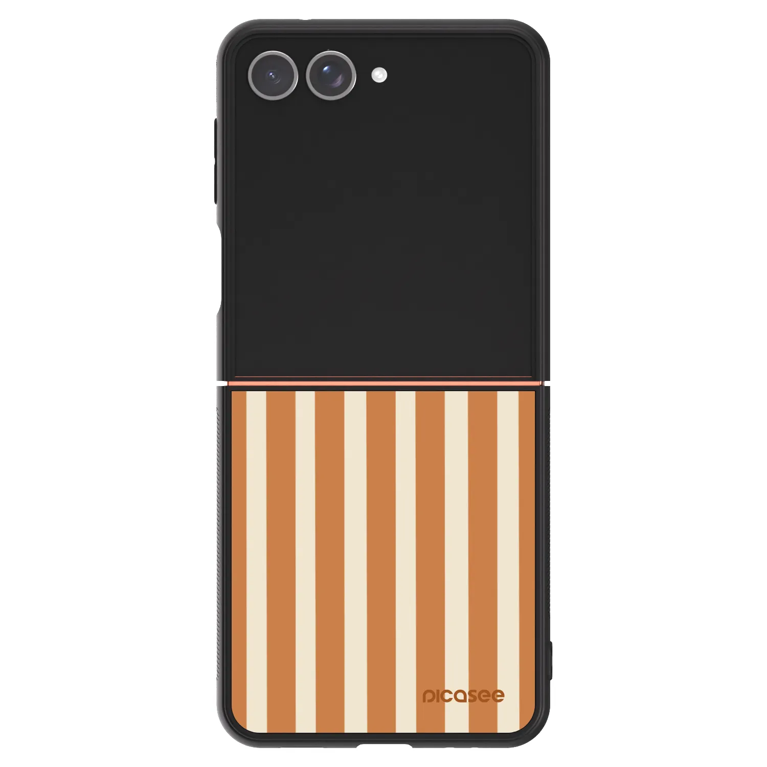 Picasee ULTIMATE CASE für Samsung Galaxy Z Flip7 5G - Orange lines