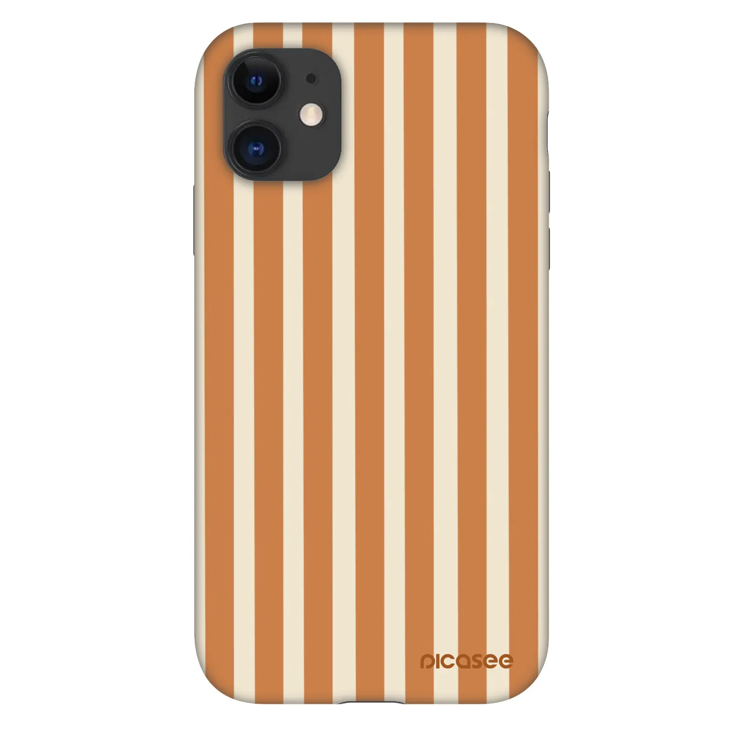 Picasee Fashion Case für Apple iPhone 11 - Orange lines