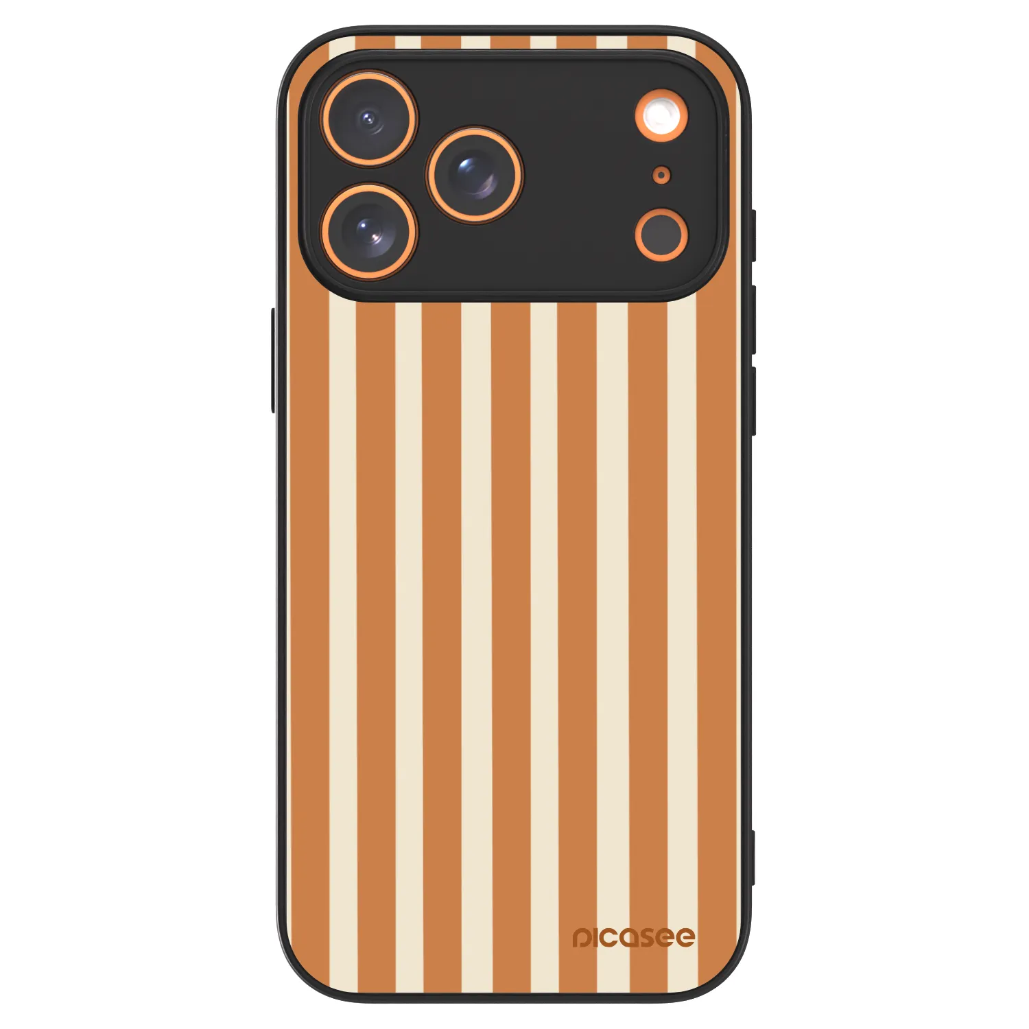Picasee ULTIMATE CASE MagSafe für Apple iPhone 18 Pro Max - Orange lines