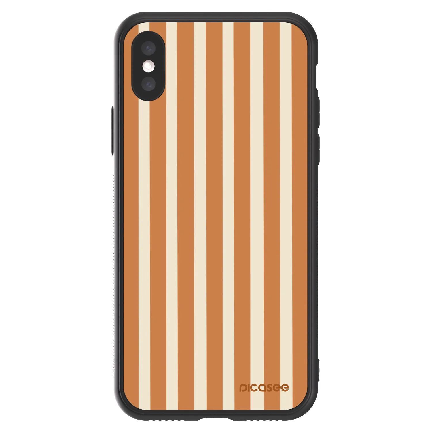 Picasee ULTIMATE CASE für Apple iPhone X/XS - Orange lines