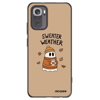 Picasee Xiaomi Redmi Note 10S Hülle - Schwarzes Silikon - Sweater ghost