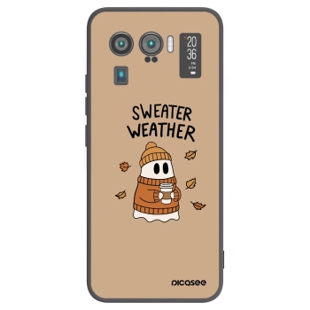 Picasee Xiaomi Mi 11 Ultra Hülle - Schwarzes Silikon - Sweater ghost