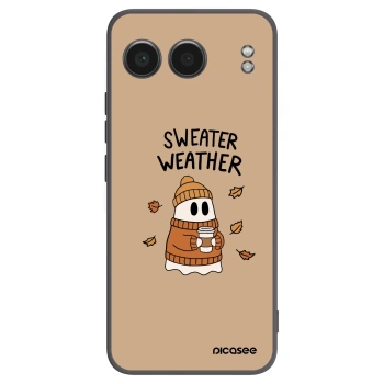 Picasee OnePlus Nord 4 Hülle - Schwarzes Silikon - Sweater ghost