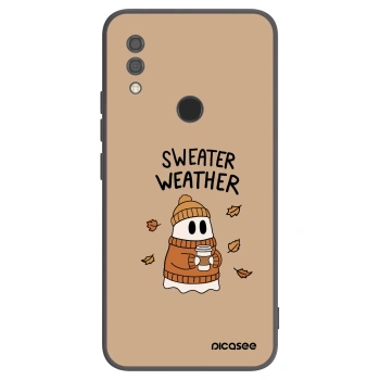 Picasee Xiaomi Redmi 7 Hülle - Schwarzes Silikon - Sweater ghost