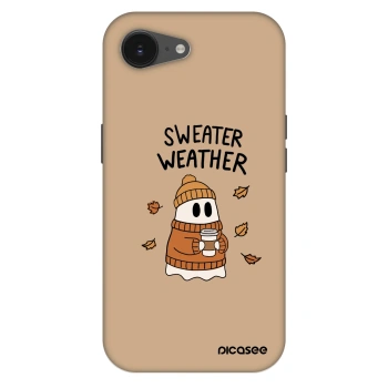 Hülle für Apple iPhone 16e - Sweater ghost