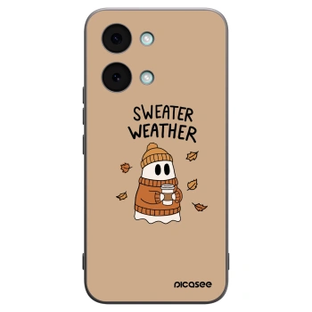 Picasee Xiaomi Poco X8 Pro Max Hülle - Schwarzes Silikon - Sweater ghost