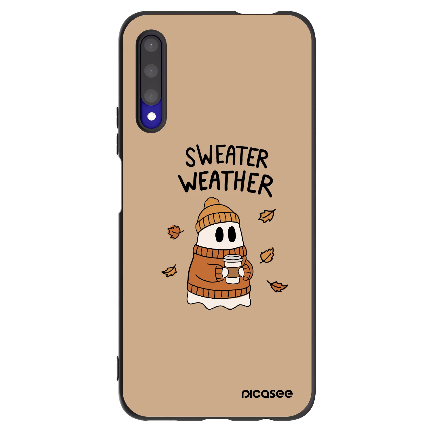 Picasee Honor 9X Pro Hülle - Schwarzes Silikon - Sweater ghost