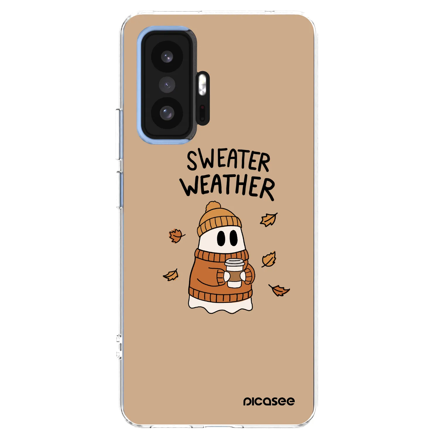 Picasee Xiaomi 11T Hülle - Transparentes Silikon - Sweater ghost
