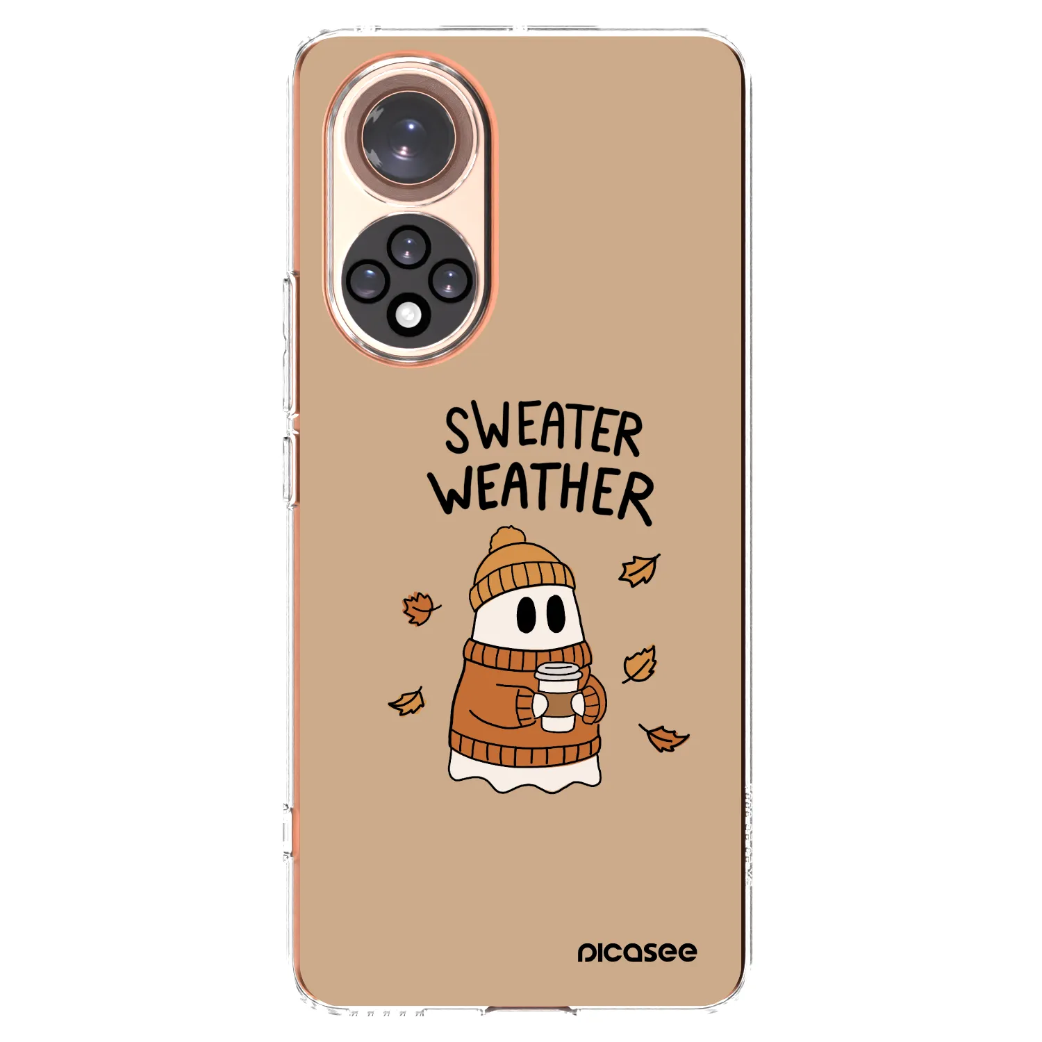 Picasee Huawei Nova 9 Hülle - Transparentes Silikon - Sweater ghost