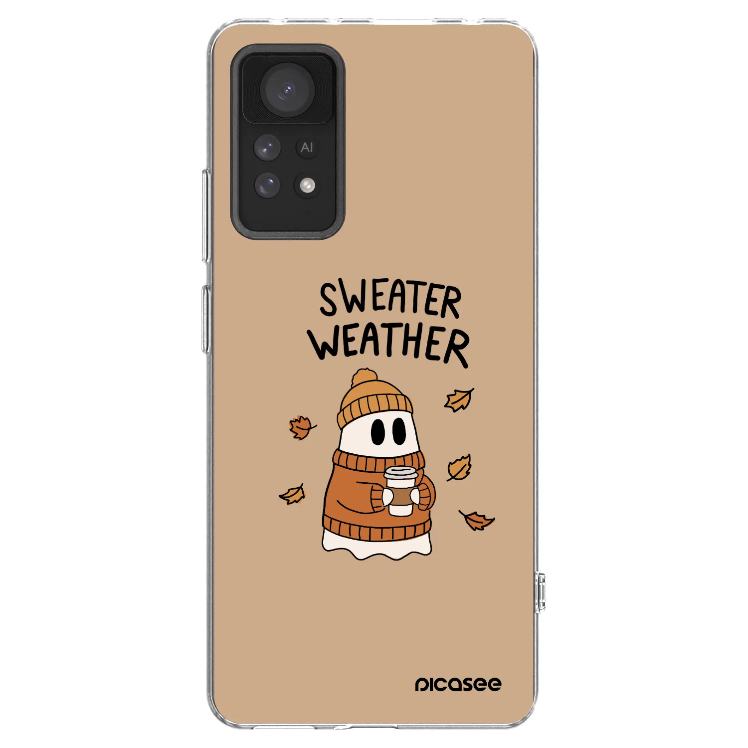 Picasee Xiaomi Redmi Note 11 Pro 5G Hülle - Transparentes Silikon - Sweater ghost