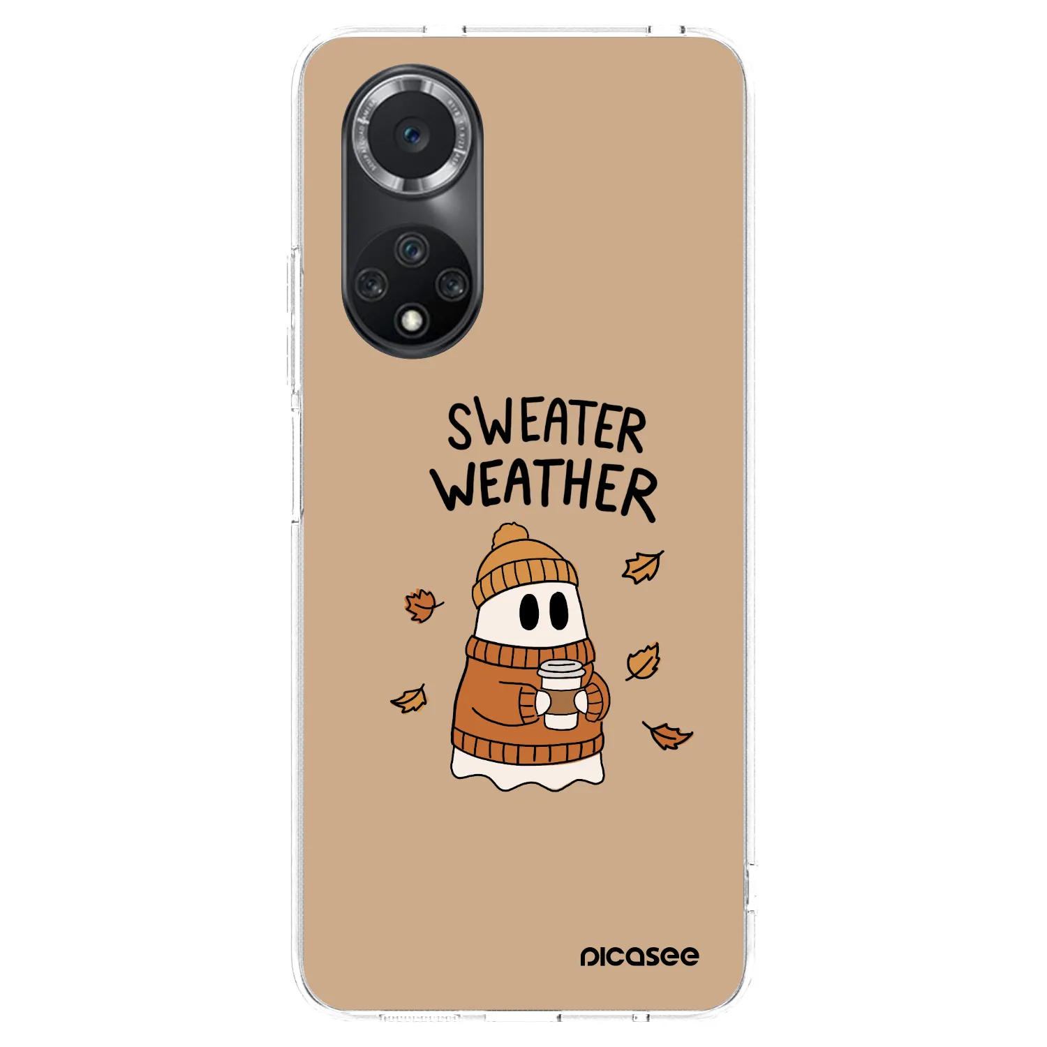 Picasee Huawei Nova 9 SE Hülle - Transparentes Silikon - Sweater ghost