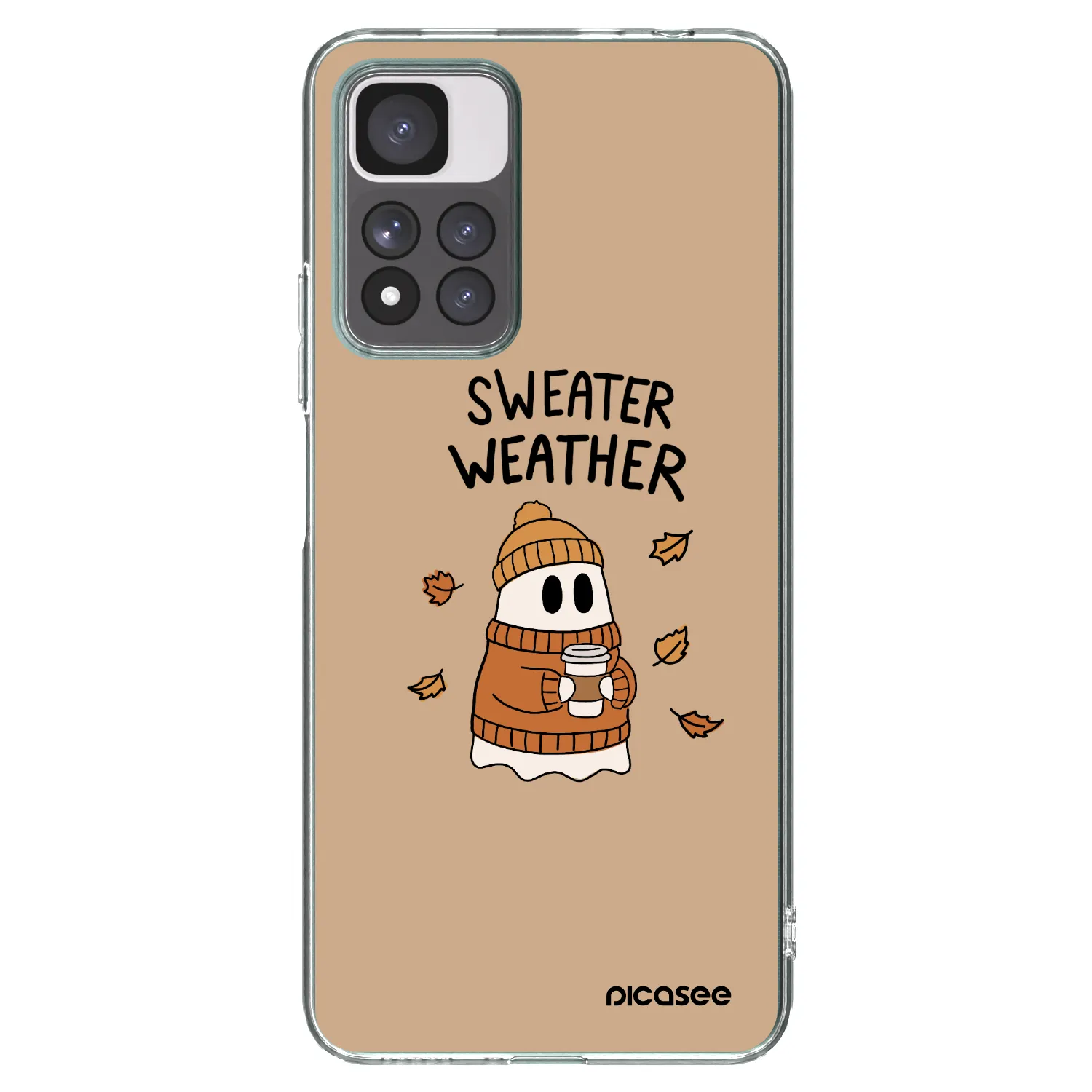 Picasee Xiaomi Redmi Note 11 Pro+ 5G Hülle - Transparentes Silikon - Sweater ghost