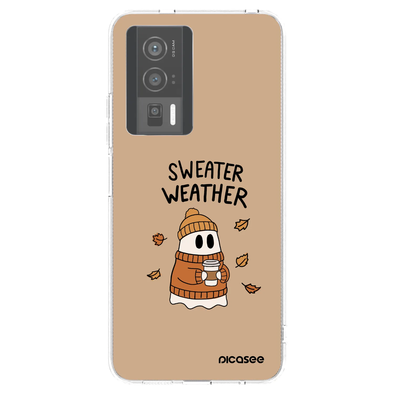 Picasee Xiaomi Poco F5 Pro 5G Hülle - Transparentes Silikon - Sweater ghost
