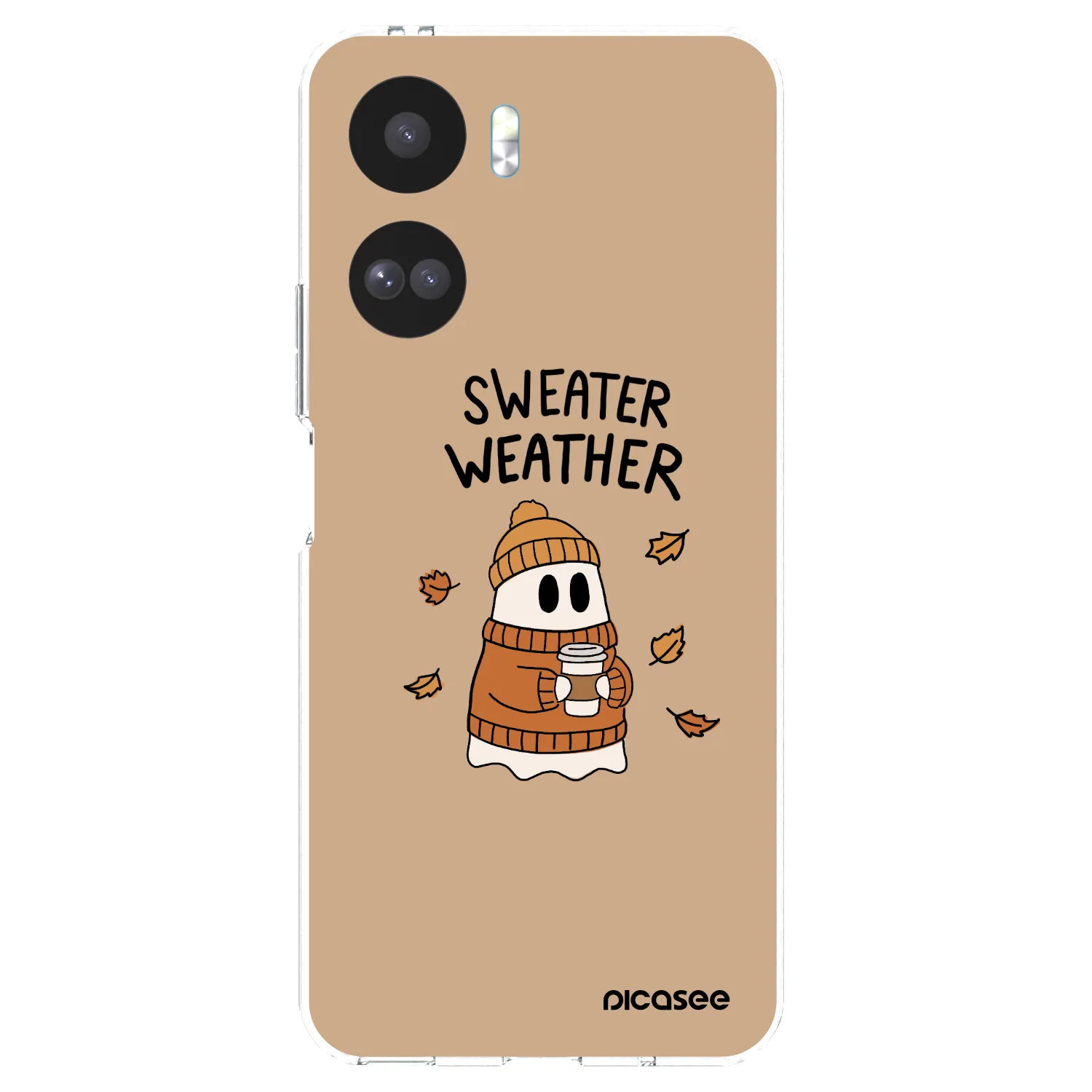 Picasee Honor 90 Lite 5G Hülle - Transparentes Silikon - Sweater ghost