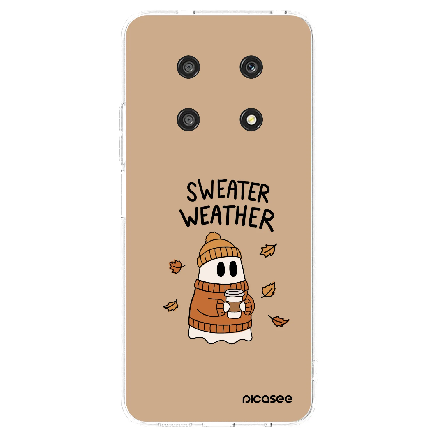 Picasee Honor Magic4 Lite 5G Hülle - Transparentes Silikon - Sweater ghost