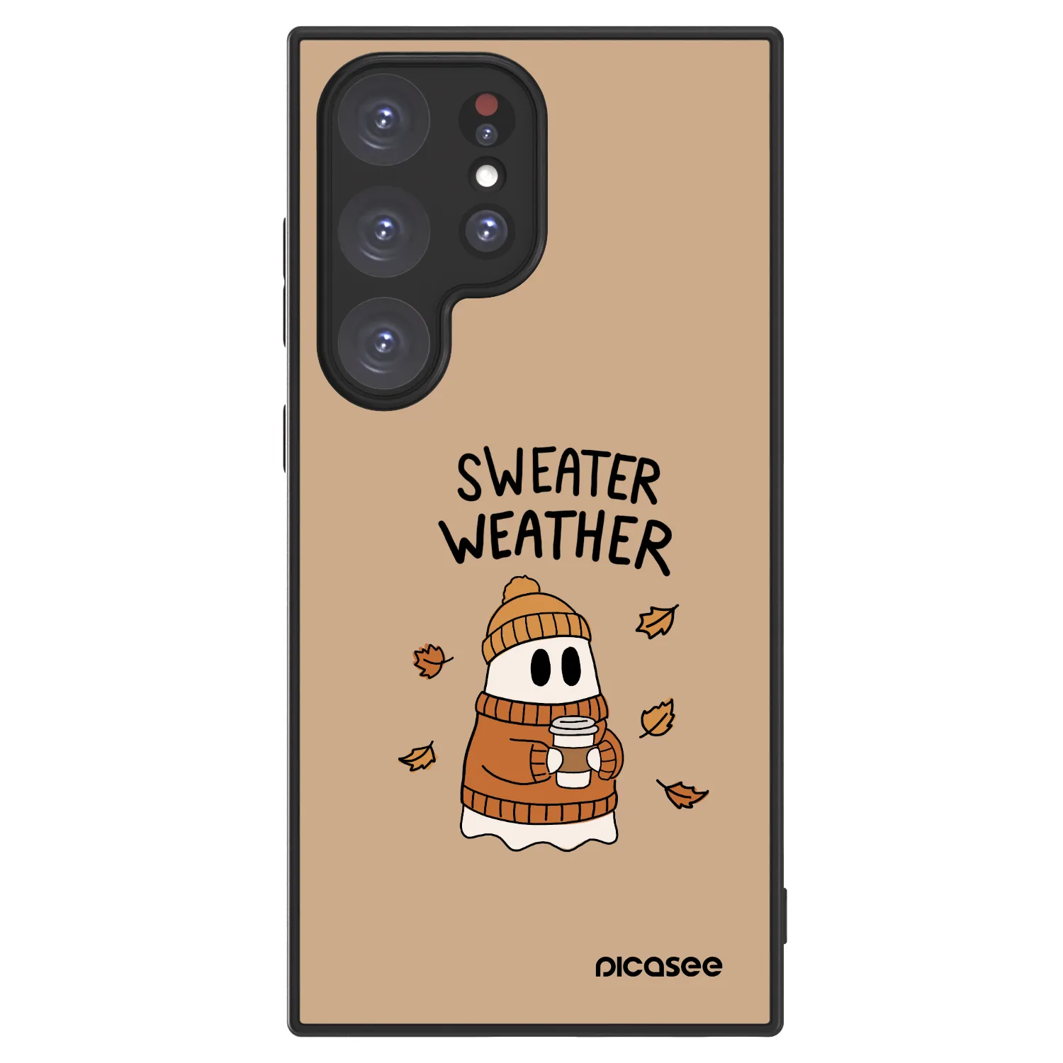 Picasee ULTIMATE CASE PowerShare für Samsung Galaxy S24 Ultra S928B 5G - Sweater ghost