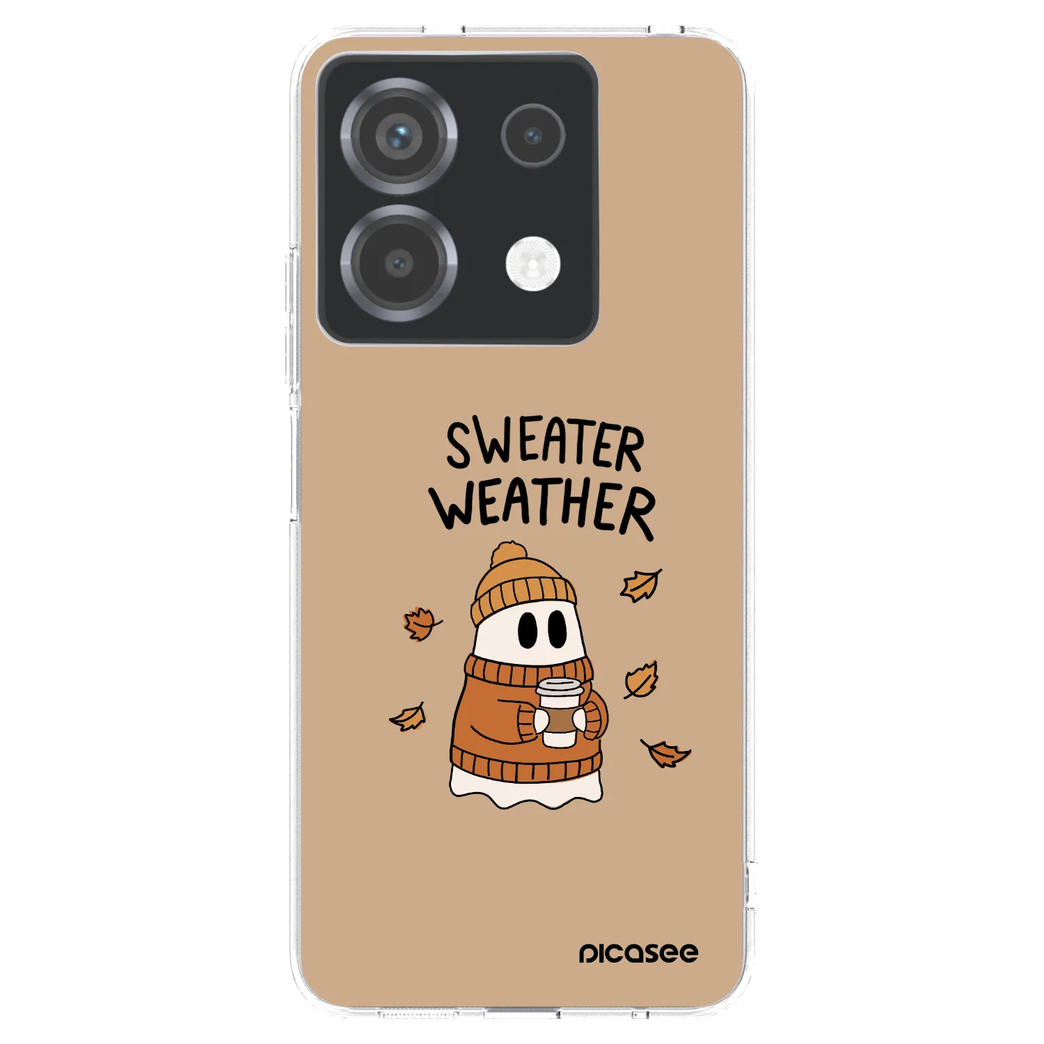 Picasee Xiaomi Poco X6 Hülle - Transparentes Silikon - Sweater ghost