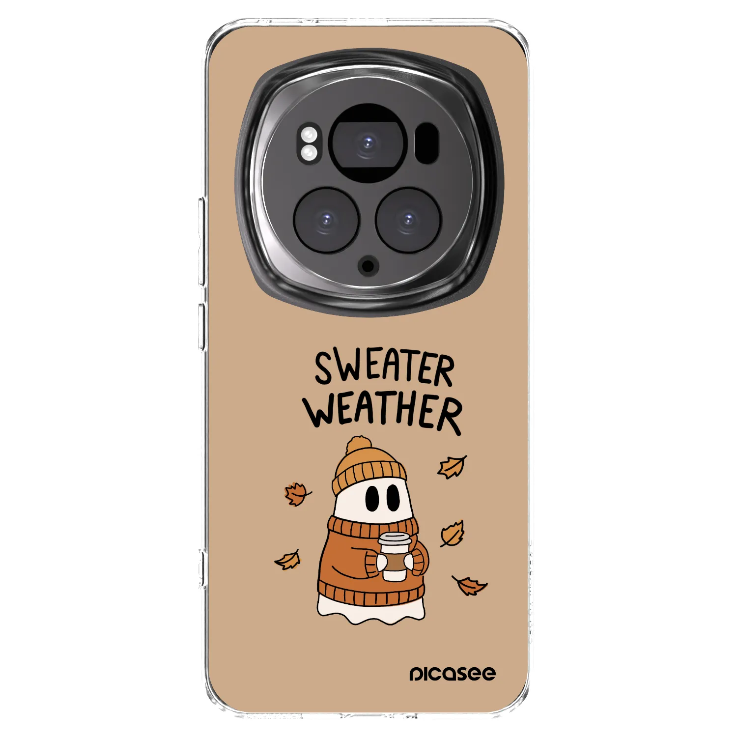 Picasee Honor Magic6 Pro Hülle - Transparentes Silikon - Sweater ghost
