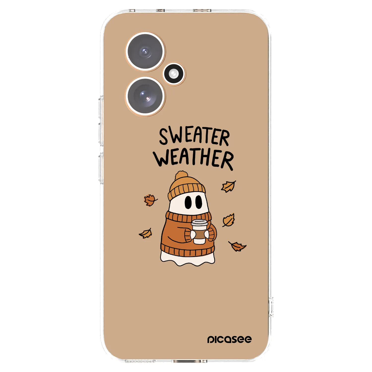 Picasee Honor 400 5G Hülle - Transparentes Silikon - Sweater ghost