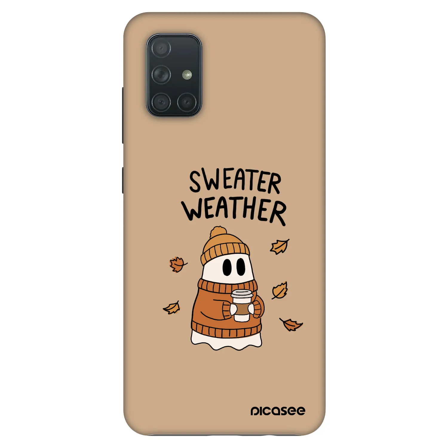 Picasee Fashion Case für Samsung Galaxy A71 A715F - Sweater ghost