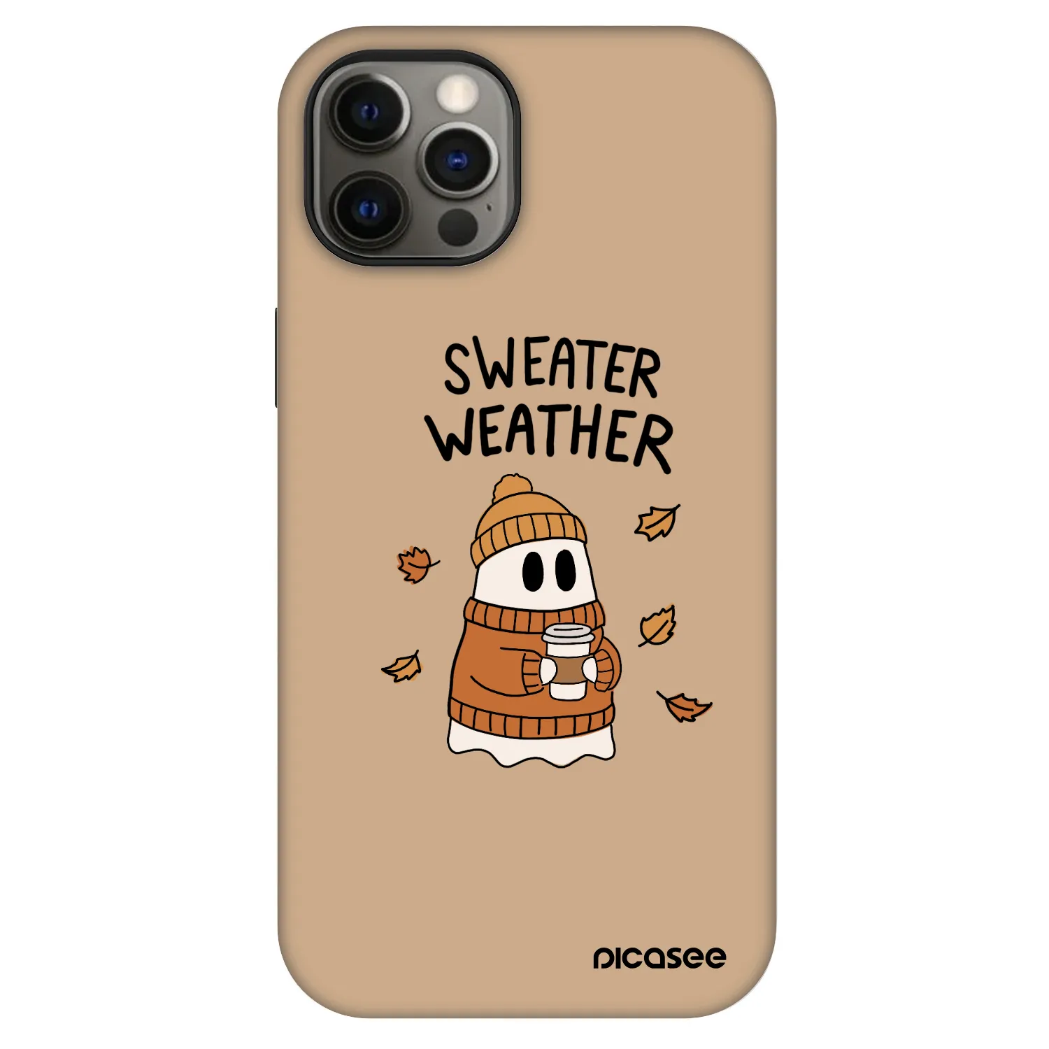 Picasee Fashion Case MagSafe für Apple iPhone 12 - Sweater ghost
