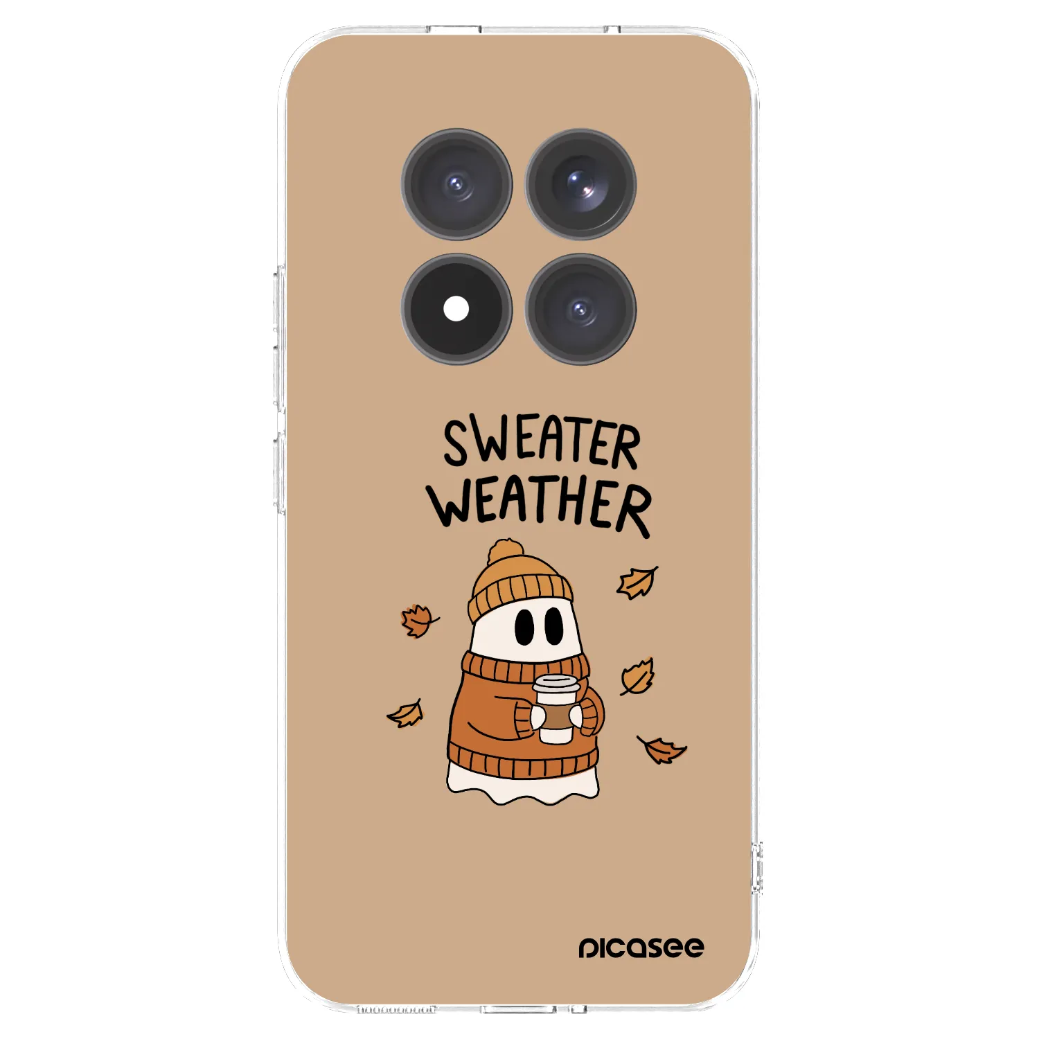 Picasee Xiaomi Redmi Note 15 Pro+ Hülle - Transparentes Silikon - Sweater ghost