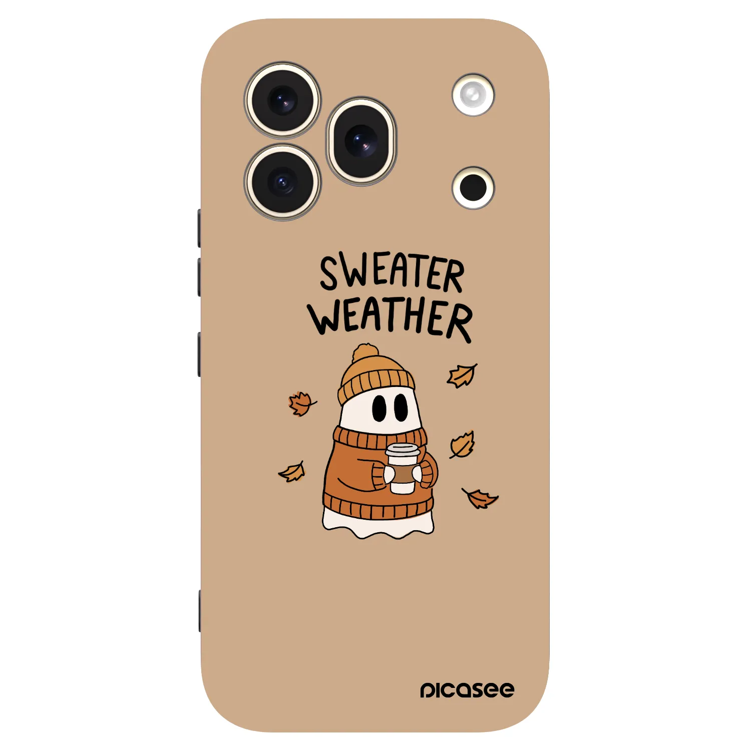 Picasee Honor 600 Pro Hülle - Schwarzes Silikon - Sweater ghost