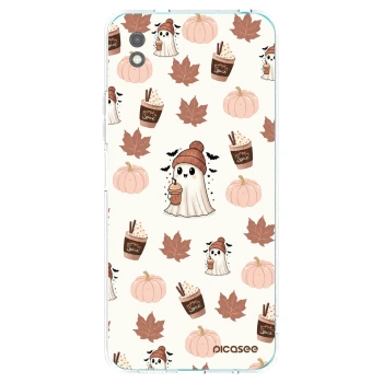 Picasee Xiaomi Redmi 9A Hülle - Schwarzes Silikon - Pumpkin spice
