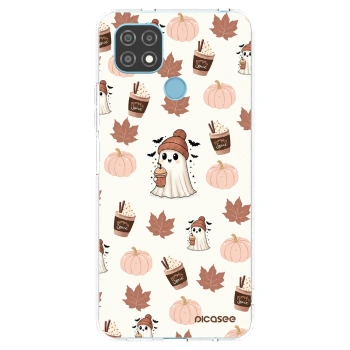Picasee Realme C21 Hülle - Transparentes Silikon - Pumpkin spice