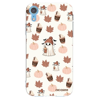 Picasee Apple iPhone XR Hülle - Transparentes Silikon - Pumpkin spice