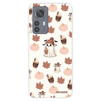 Picasee Xiaomi 12 Pro Hülle - Transparentes Silikon - Pumpkin spice