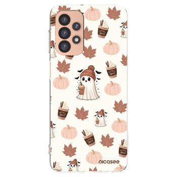 Picasee Samsung Galaxy A23 A236B 5G Hülle - Transparentes Silikon - Pumpkin spice