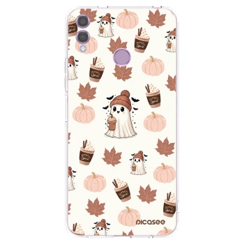 Picasee Honor 8X Hülle - Transparentes Silikon - Pumpkin spice