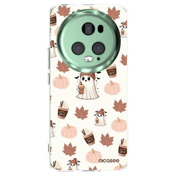 Picasee Honor Magic5 Pro Hülle - Transparentes Silikon - Pumpkin spice