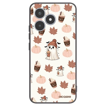 Picasee Realme C53 Hülle - Schwarzes Silikon - Pumpkin spice