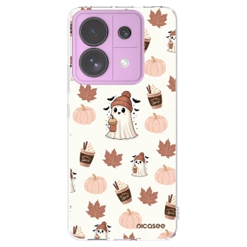Picasee Xiaomi Redmi Note 13 Pro 5G Hülle - Transparentes Silikon - Pumpkin spice