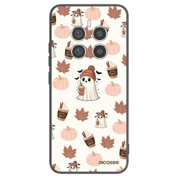 Picasee Realme 12 Pro 5G Hülle - Schwarzes Silikon - Pumpkin spice