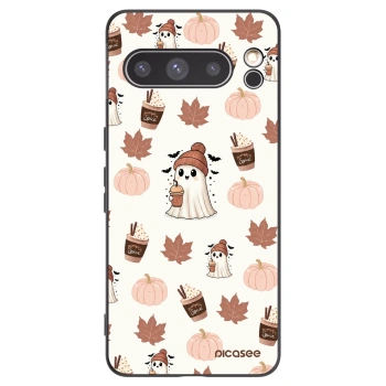 Picasee Google Pixel 8 Pro Hülle - Schwarzes Silikon - Pumpkin spice